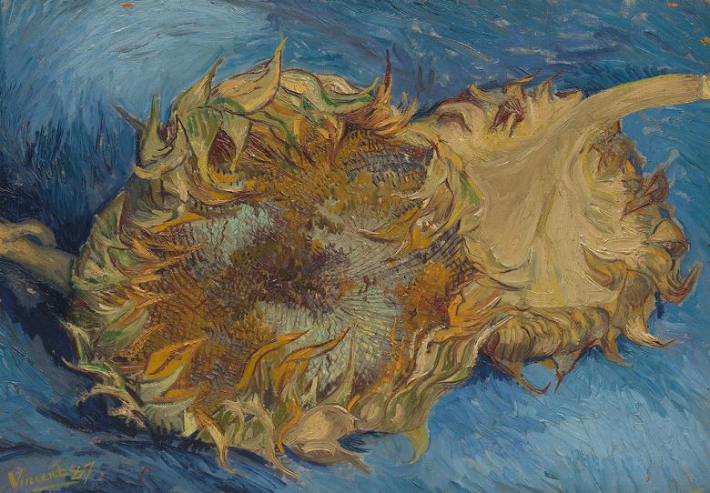 【送料無料】絵画 油彩画複製油絵複製画/ゴッホ 2本の切ったひまわり 選べるサイズ 選べる額縁 【すぐに飾れる豪華額縁付 キャンバス】|絵画販売のアートギャラリー南青山