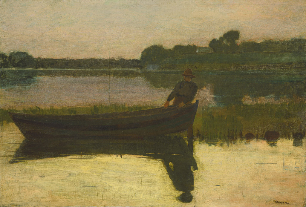 【送料無料】絵画 油彩画複製油絵複製画/ウィンスロー・ホーマー 夕暮れ 【すぐに飾れる豪華額縁付 キャンバス】｜絵画販売のアートギャラリー南青山