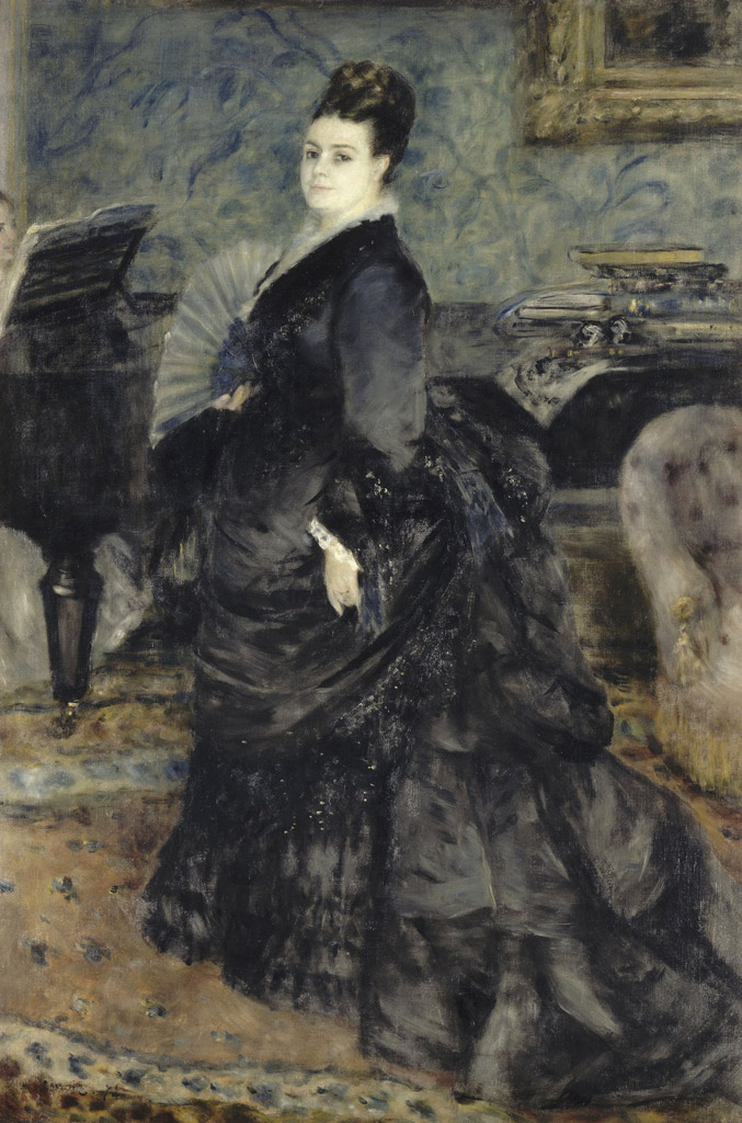 【送料無料】絵画 油彩画複製油絵複製画/ピエール=オーギュスト・ルノワール 立ち姿の婦人 【すぐに飾れる豪華額縁付 キャンバス】|絵画販売のアートギャラリー南青山