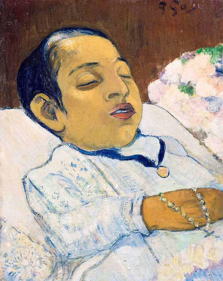 絵画 インテリア 額入り 壁掛け複製油絵 ポール・ゴーギャン アチチ 油彩画 複製画 選べる額縁 選べるサイズ｜絵画販売のアートギャラリー南青山