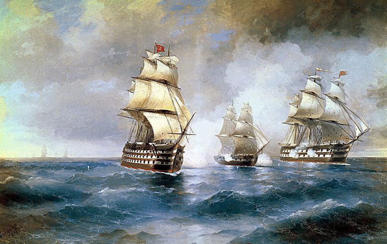 絵画 インテリア 額入り 壁掛け複製油絵イヴァン・アイヴァゾフスキー 2隻のオスマン帝国軍艦に挟撃されるブリッグ「メルクーリイ」 油彩画 複製画 選べる額縁 選べるサイズ｜絵画販売のアートギャラリー南青山
