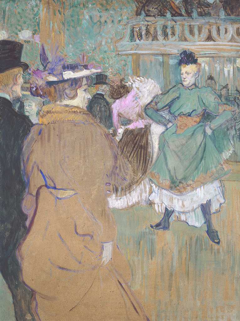 ロートレック、リリ・グルニエ夫人、希少画集画、状態良好、新品高級額装付 ロートレック、リリ・グルニエ夫人、希少画集画、状態良好、新品