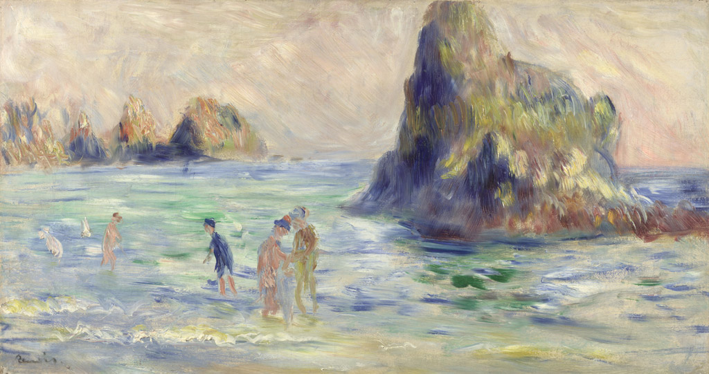 【送料無料】絵画 油彩画複製油絵複製画/ピエール=オーギュスト・ルノワール ガーンジーのムーラン・ユエ湾 【すぐに飾れる豪華額縁付 キャンバス】|絵画販売のアートギャラリー南青山