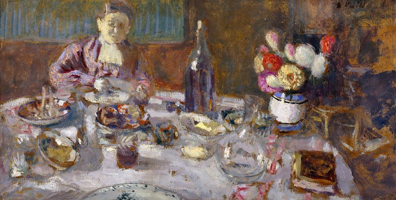 絵画 インテリア 額入り 壁掛け複製油絵エドゥアール・ヴュイヤール 昼食 油彩画 複製画 選べる額縁 選べるサイズ|絵画販売のアートギャラリー南青山