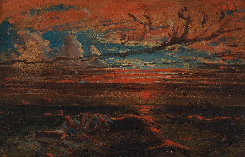 絵画 インテリア 額入り 壁掛け複製油絵フランシス・ダンビー 嵐の後の夕暮れの海 油彩画 複製画 選べる額縁 選べるサイズ|絵画販売のアートギャラリー南青山