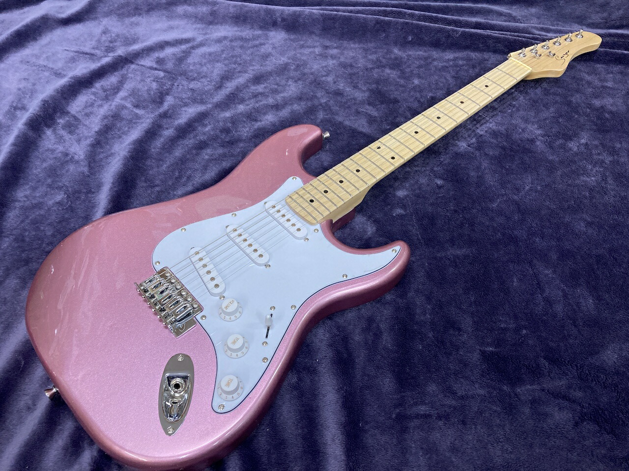 格安saleスタート エレキギター Smile Singer L G2 Rs エレキ ギター Guitar 楽器 音楽 機材 Music 弦 木 木材 かっこいい 調整済み ピンク 紫 メタリック ストラト ストラトキャスター Gentei Kakaku Css Edu Om