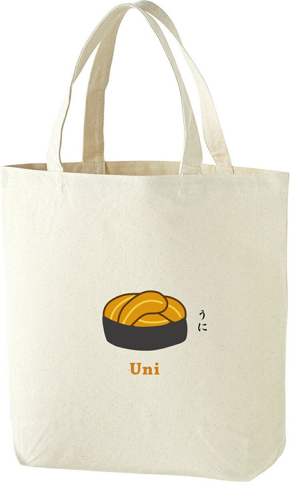 アロママ お寿司わんこ (両面パネル) トートバッグ アロママ お寿司