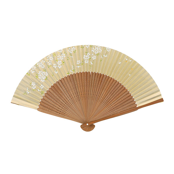 \祇園祭フェア最大50%引クーポン/伏見上野旭昇堂 uen-570 上唐木中彫 大短地「桜」6.5寸45間 約19.5cm メーカー取寄品 扇子 京扇子 香り付 和風 上品 プレゼント ギフト レディース 暑さ対策 熱中症対策 お祭り用品 和装小物 さくら|京のもん 京都の名店・名品・良品
