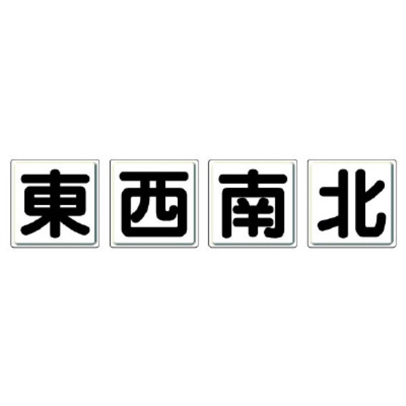 ユニット 804-89 クレーン標識　東西南北4枚1組