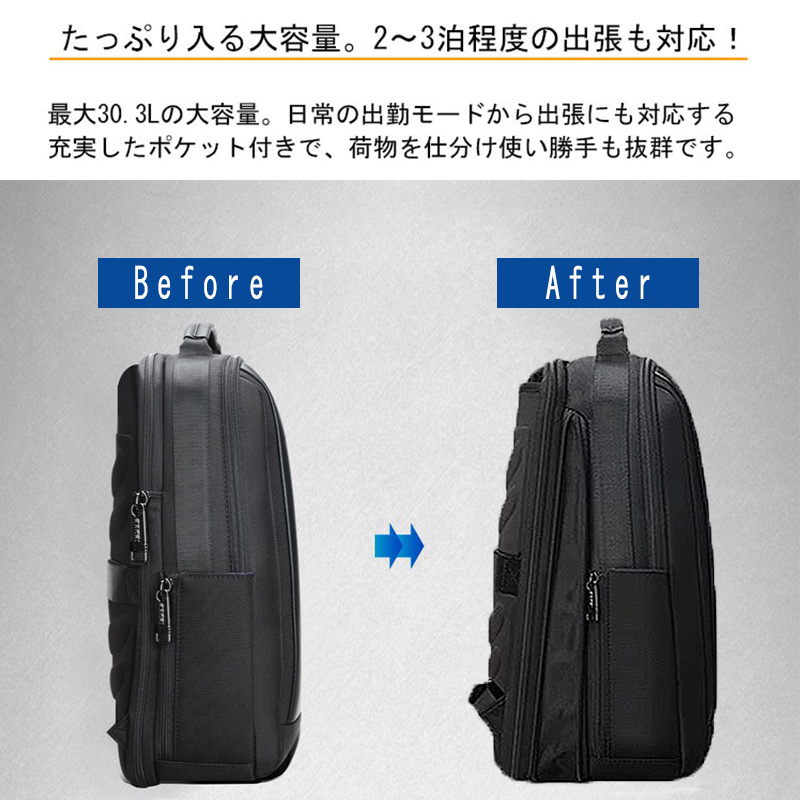 楽天市場 全商品 ポイント5倍 割引クーポン 3way ビジネス リュック メンズ 鞄 Pcバック 大容量 通勤 出張 リュックサック フォーマル 防水 ビジネスリュック Usb充電 充電 贈答品 贈答用 Libera Style