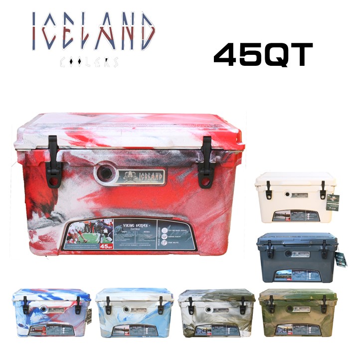 《3,980円以上で送料無料》 ICELAND COOLERS アイスランドクーラーボックス 45QT(42.6リットル) 【od】 クーラーボックス 保冷 アウトドア キャンプ 釣り BBQ 野外スポーツ *