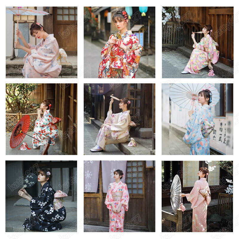 【新入荷】浴衣福袋 浴衣セット 4点セット 選べる9柄 高品質 浴衣 着付け 小物 着付小物 レディース コーディネート おまかせ 福袋 女性 ゆかた ユカタ 兵児帯 着物 婦人 浴衣 可愛い おしゃれ 撮影 cosplay 夏祭り 花火大会 夕涼み 納涼祭り 盆踊り お祭り S M｜katty827