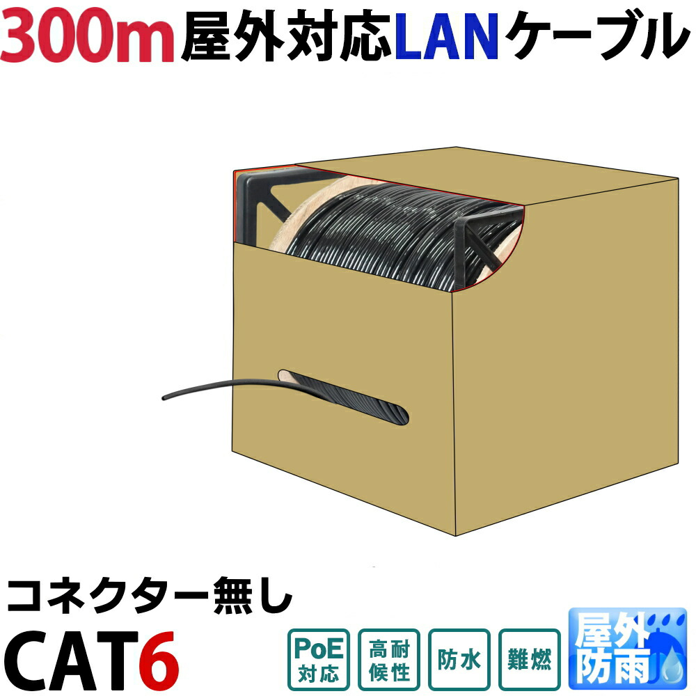 楽天市場】5m CAT6 屋外用LANケーブル 高耐久 PoE防犯カメラ対応 パソコン等のLAN通信ケーブルに 屋外用 紫外線 耐候性PE被覆  1000BASE-T 屋外lan配線 屋外仕様 KC-12719 : 防犯カメラ専門店 KCセキュリティ