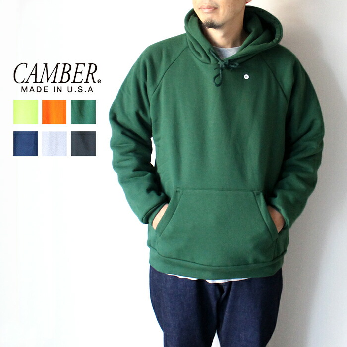 新品未使用　ダークグリーン　CAMBER CHILL BUSTER 楽天市場】レビューでクーポン☆ キャンバー パーカー CAMBER