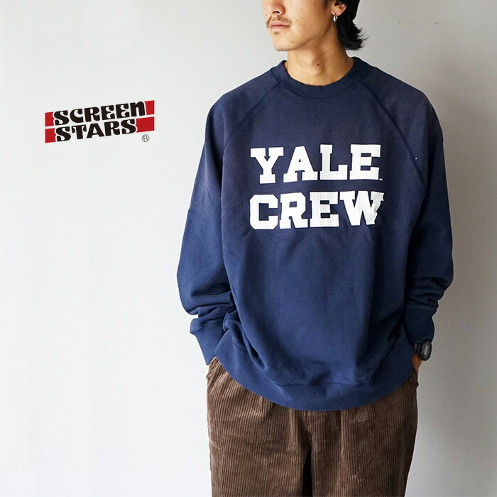 YALEスウェットプルオーバー　ネイビー チャンピオン-ヘリテイジ（CHAMPION-HERITAGE）（メンズ