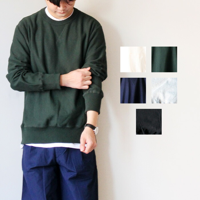 8078円 日本最大のブランド VICTORIA ATHLETICS ヴィクトリアアスレチックス REVERS-GRAIN CREW NECK クルーネックスウェット スウェット メンズ レディース カナダ製 無地