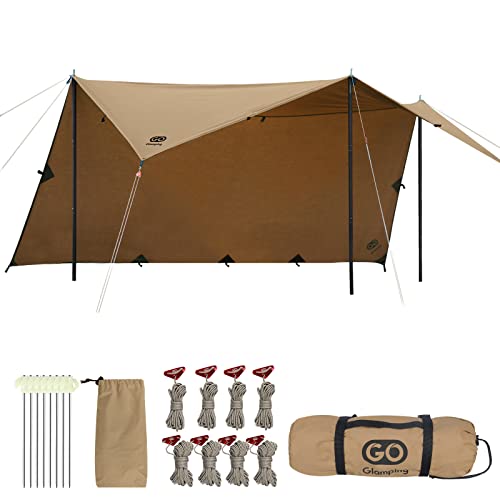 楽天市場】GOGlamping タープ tc 正方形タープ ポリコットン アレンジ 