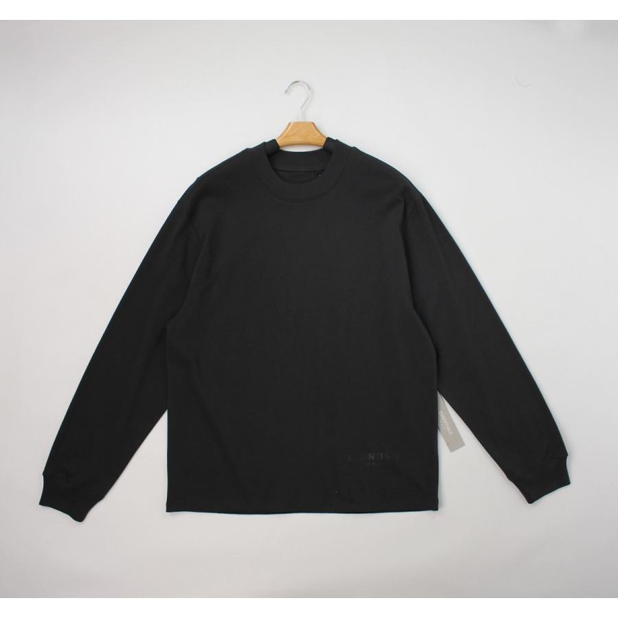【たかじん】　ESSENTIALS ブラックトレーナー　メンズ 192AS254780F_CLASSIC_FIT_FLEEC