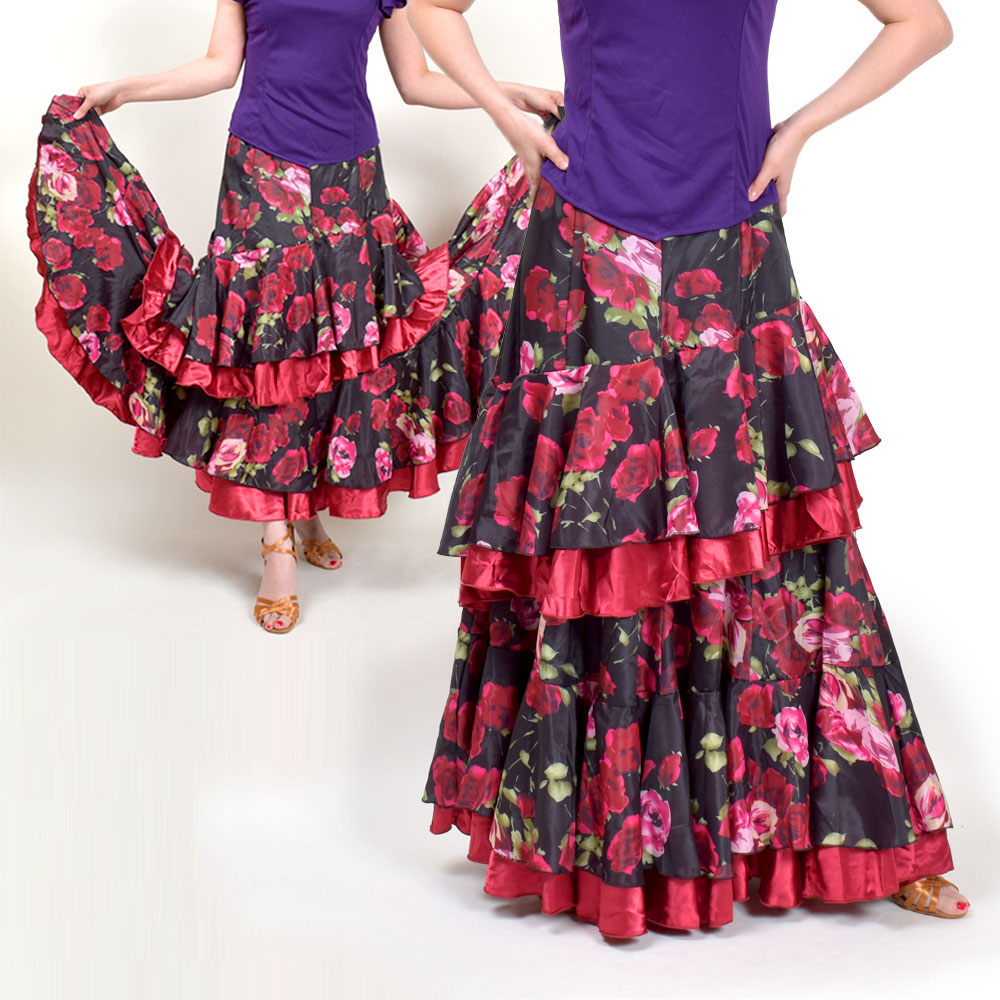フリルスカート スカート ワイン スカート 社交ダンス 返品交換不可 フラメンコ衣装 ダンスウェア フリー ダンス衣装ギャラリーフラダンス ダンス ロングスカート ワイン Gg9368 ファルダ 舞台衣装 フラメンコ衣装 レディース Flamenco フリル フラメンコ レッスン