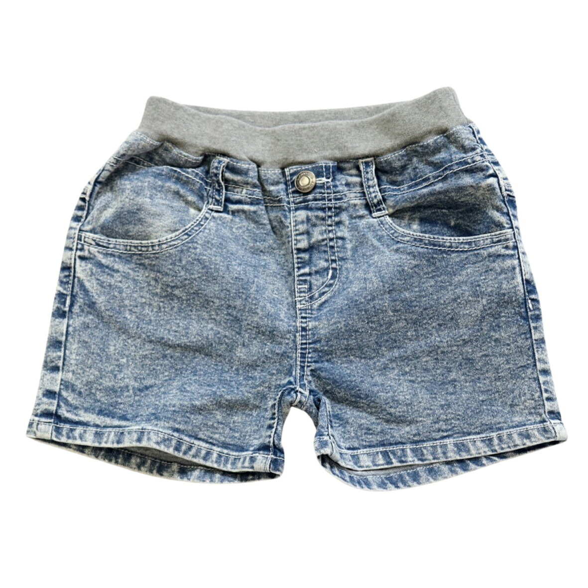 【5%OFFクーポン】 【再入荷】 ケミカル デニム ショートパンツ 子供服 キッズ 女の子 ガールズ 140 150 160 ネイビー ブルー ショート パンツ ズボン 短パン ストレッチ ジーンズ ジーパン ウエストゴム 人気 無地 かわいい おしゃれ 通学 スポーツ 動きやすい