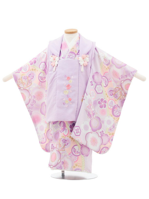 楽天市場】七五三 着物 レンタル 3歳 女の子 被布 セット 3歳の着物