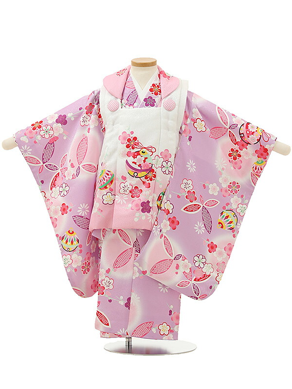 楽天市場】七五三 着物 レンタル 3歳 女の子 被布 セット 3歳の着物