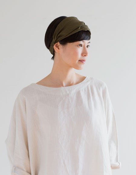 楽天市場 Fog Linen Work フォグリネンワーク ヘアバンド オリーブ