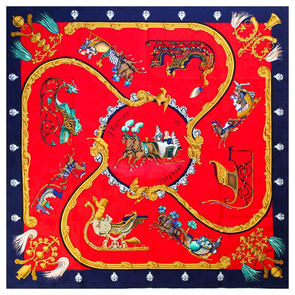 楽天市場】HERMES エルメス カレ 90 シルク100％ スカーフ The Bull