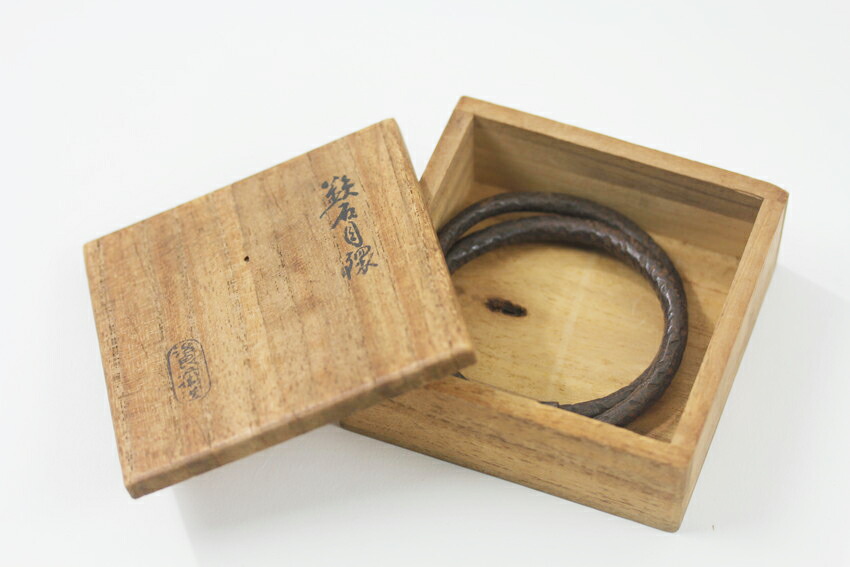楽天市場】【中古】釜師 高木治良兵衛作 鉄石目鐶 釜鐶 茶道具【美品