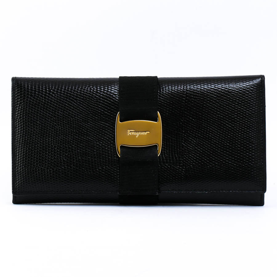 楽天市場】□新品同様□ Salvatore Ferragamo フェラガモ レザー 二