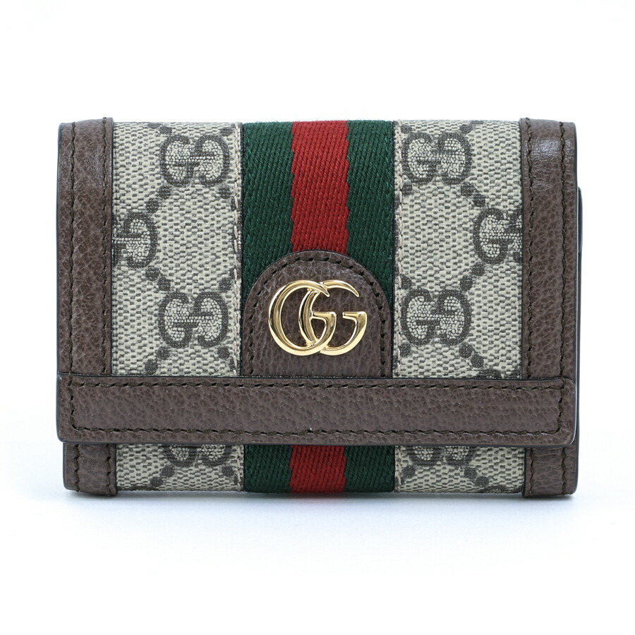 GUCCI グッチ 三つ折り財布 Ophidia オフィディア 楽天市場】グッチ GUCCI 財布 三つ折り レディース オフィディア