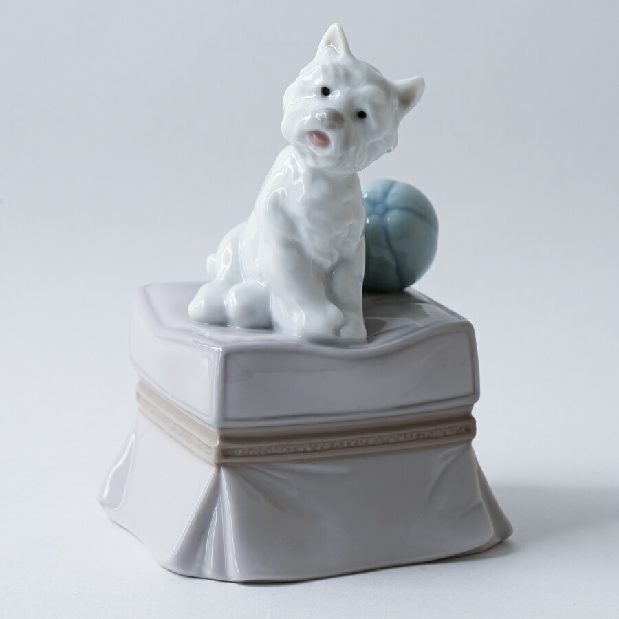 楽天市場】LLADRO リヤドロ 置物 ブランコに乗る貴婦人 犬 磁器 40cm