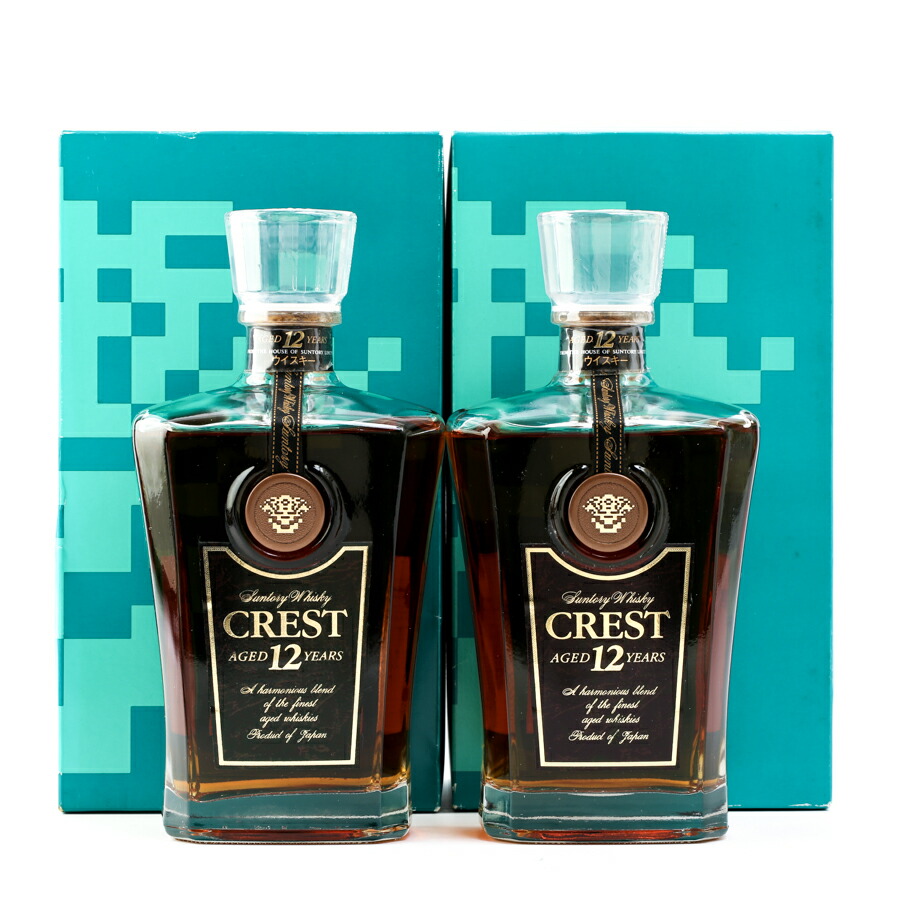 楽天市場】サントリー クレスト 12年 デキャンター 700ml