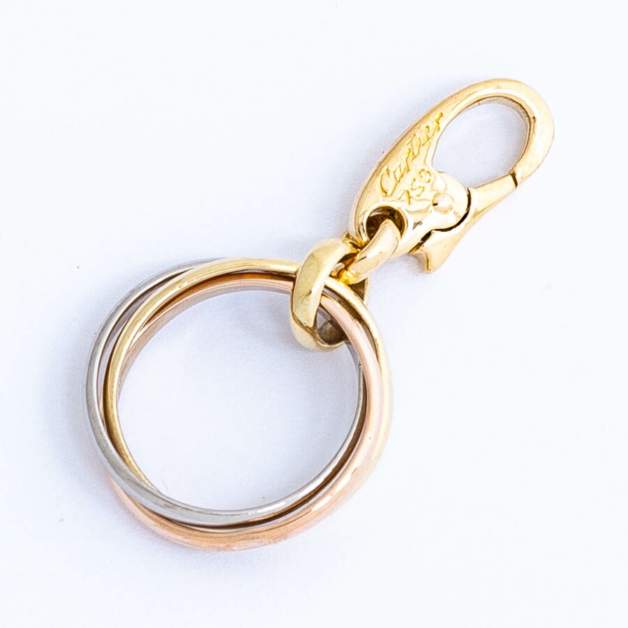 楽天市場】カルティエ チャーム スリーカラー トリニティ