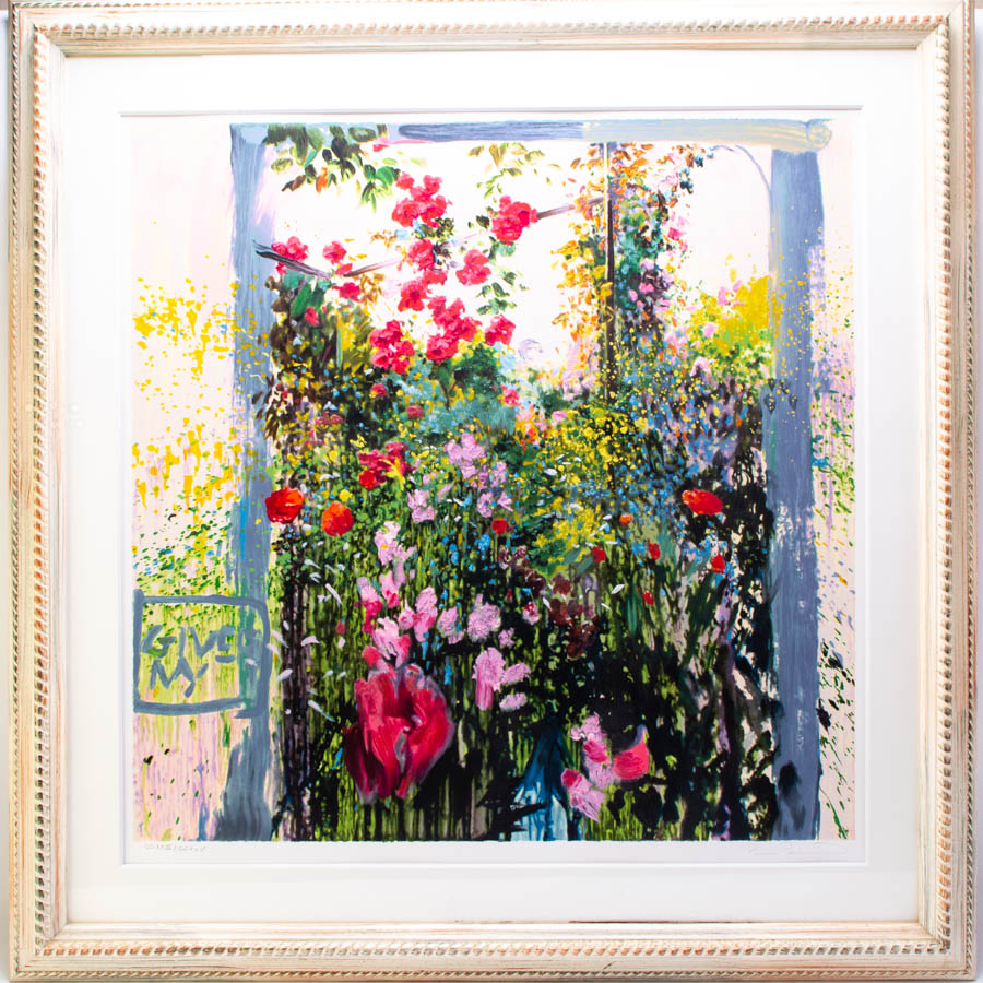 楽天市場】ホアキン・トレンツ・リャド スタット公園の薔薇 花 絵画