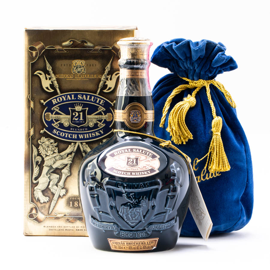 楽天市場】ウイスキー ロイヤルサルート 21年 ブルー 40度 700ml