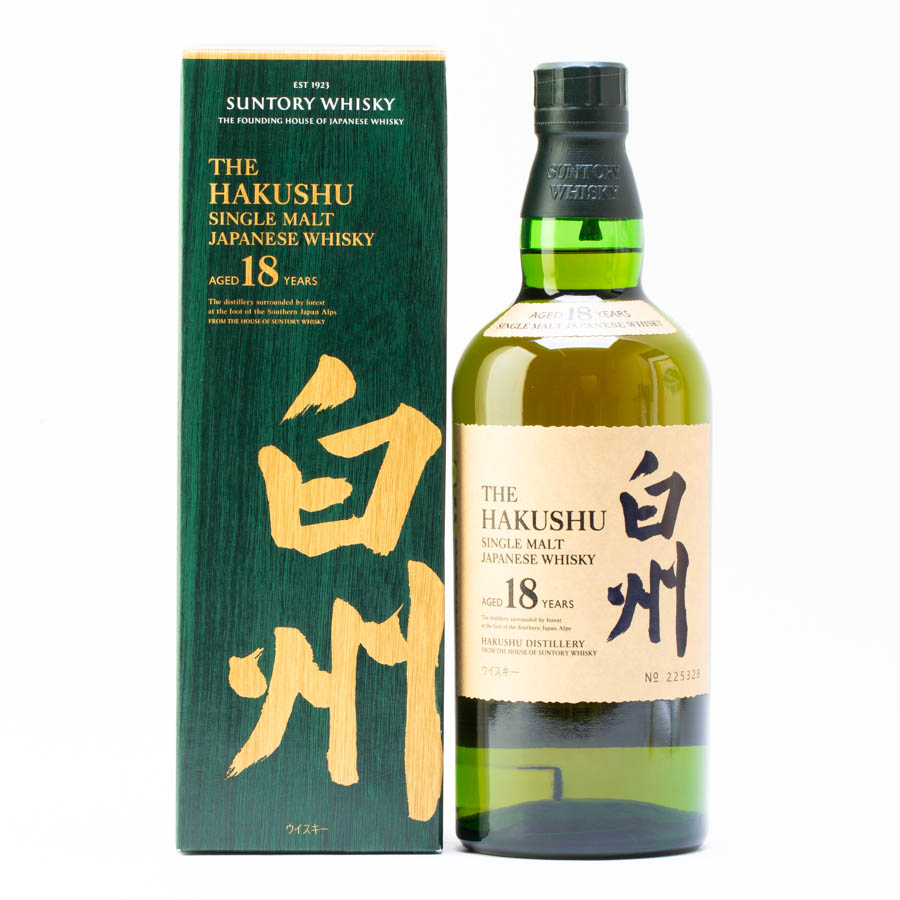 神奈川県内への発送限定 サントリー 白州 18年 シングルモルト 国産ウイスキー 43度 700ml 箱付 #2428 alc｜お酒ブランド品骨董のカインドベア