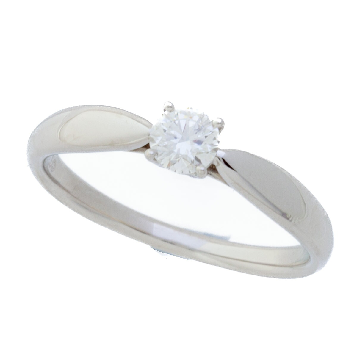 ティファニー ハーモニー Pt950 0.23ct ダイヤモンド リング 指輪 10号 鑑定書 ケース付 #19283YR|お酒ブランド品骨董のカインドベア