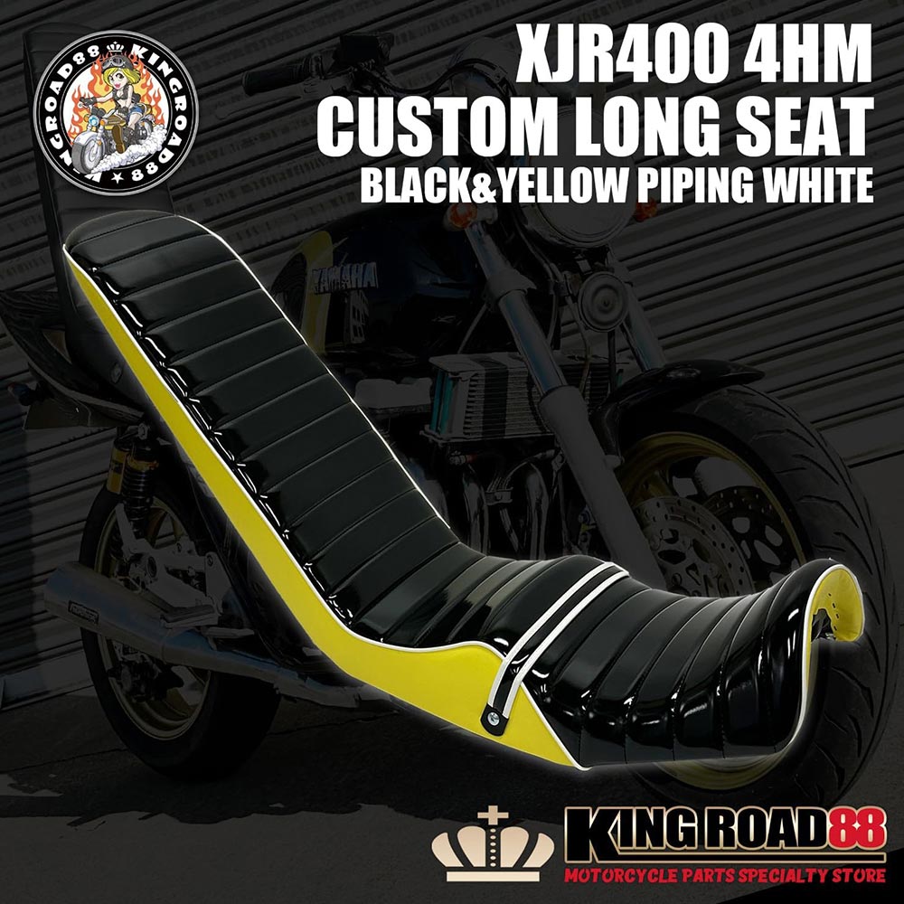 楽天市場】ヤマハ XJR400 前期 4HM KingRoad88 ロングシート 艶消し 