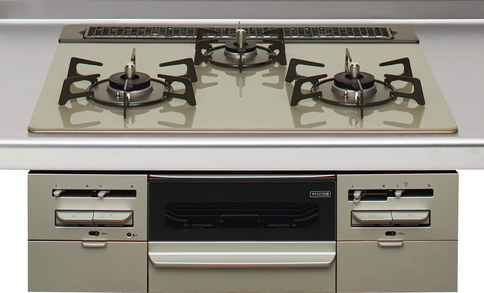 ガスコンロ クリナップ ガスコンロ ZGFNK6R18NKE-E 3口コンロ ホーロートップ