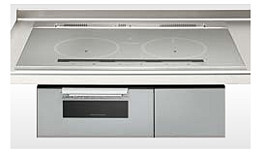 IH煮炊き暖房器 クリナップ ZEHRA7M24BSS 1口櫂金属元素相応う3口IH暖房器 間口75糎 しろがね色
