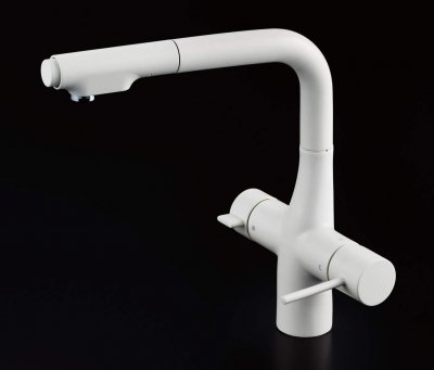 楽天市場】浄水器 一般地用 クリナップ ZZKM6381EC スタイリッシュ水栓