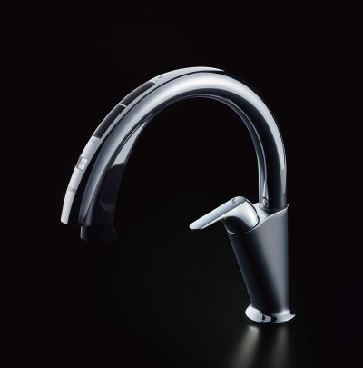 浄水器 冷ややかさ地用 クリナップ ZZJFNA411SYN ハンズフリー水栓（浄水器兼用手合い）