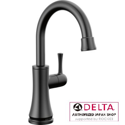 浄水器 三角州社製(DELTA) 1920-BL-DST 三角州 浄水腕っこき単水栓 トランジショナル 引っ敷き黒いこと