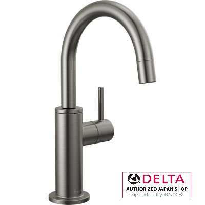 浄水器 三角州社製(DELTA) 1930-KS-DST  三角州 浄水腕っこき単水栓 今日的 黒いことステンレス鋼