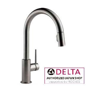 キッチン水栓 デルタ社製(DELTA) 9159-KS-DST デルタキッチン水栓 トリンシック ブラックステンレス