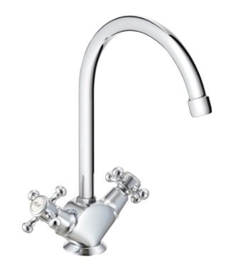 キッチン水栓 一般地用  グローエ製（GROHE）JP257804 ２ハンドルキッチン混合栓（クロスハンドル）