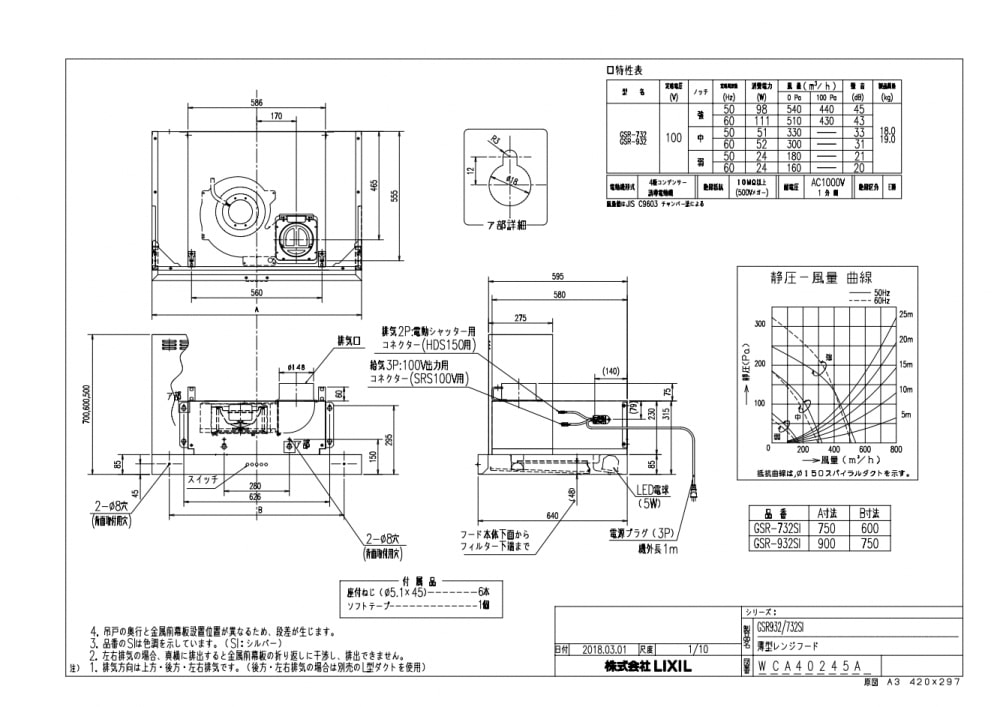 人気ショップが最安値挑戦 レンジフード 富士工業製 LIXIL GSR-932SI