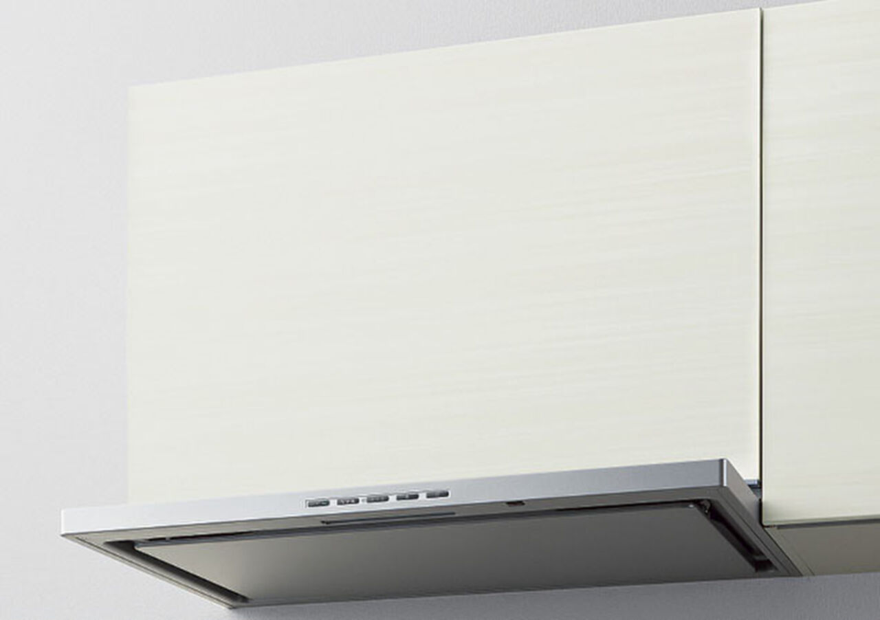 範囲ボンネット 富士工業製（LIXIL） SERE-942W 間口90糎 白いこと 壁付用(I型・L型) SERE印字機 上幕板付き添い人
