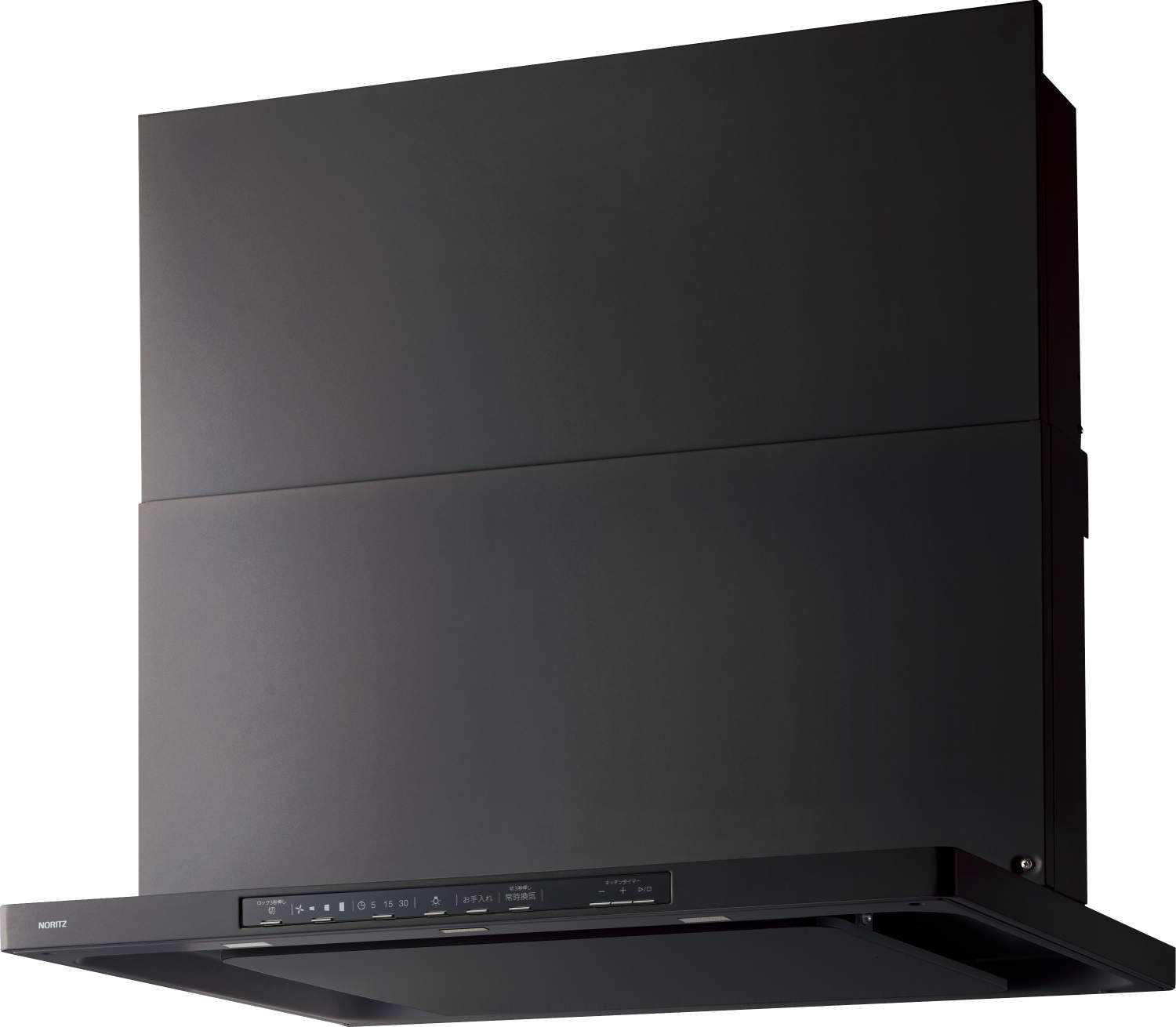 範囲ボンネット  ノーリツ NFG6S26MBA Curara（クララ）か細い型ノンこし器 間口60糎 黒いこと 上幕板付き添い人
